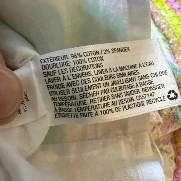 Lilly Pulitzer For Target Pink Fan Dance Sleeveless Shift Mini Dress Size 8 - Picture 5 of 8